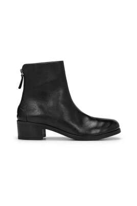 Sandales Plates Marsell Cuir Noir – Femme, Taille 39/UK 6, Neuves Sans Boîte