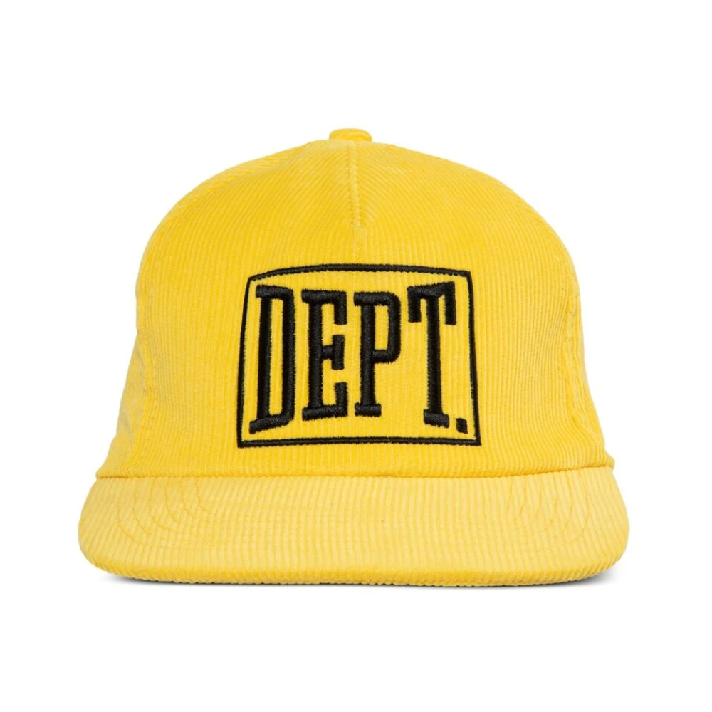 Gallery Dept. Ribfluwelen Platte Pet Yellow Heren