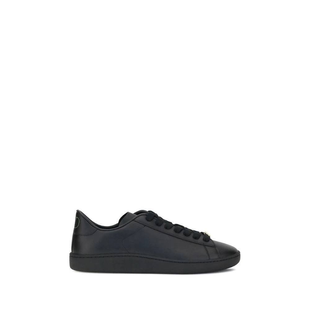Valentino Garavani Men's Black Sneakers, 6 Uk, Royco Leather Trainers