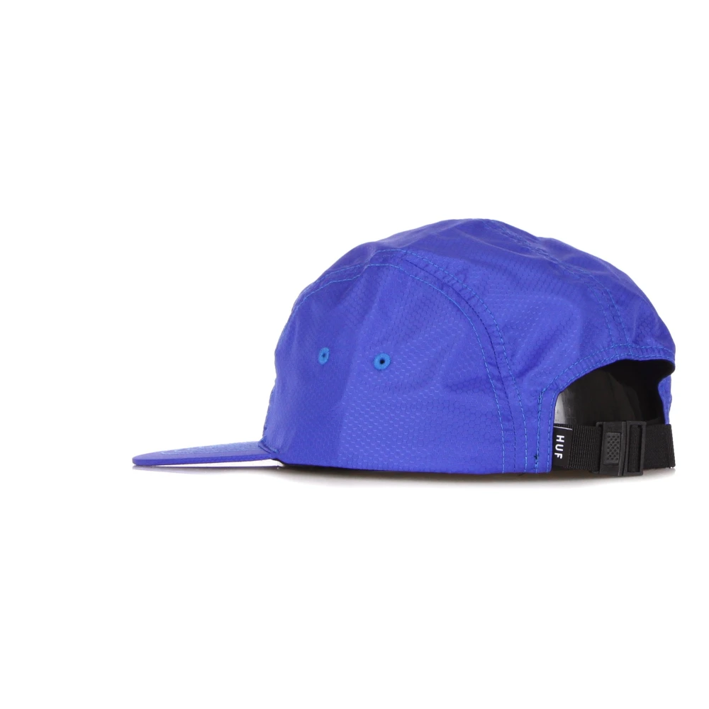 HUF Navy Blauwe Hexagon Volley Platte Klep Pet Blue Heren