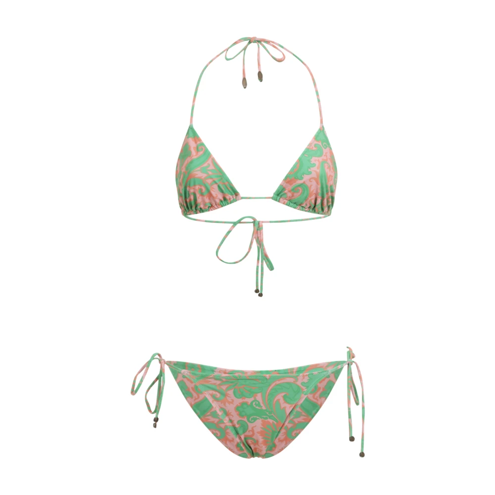 Etro Lila Bikini för Kvinnor Green, Dam