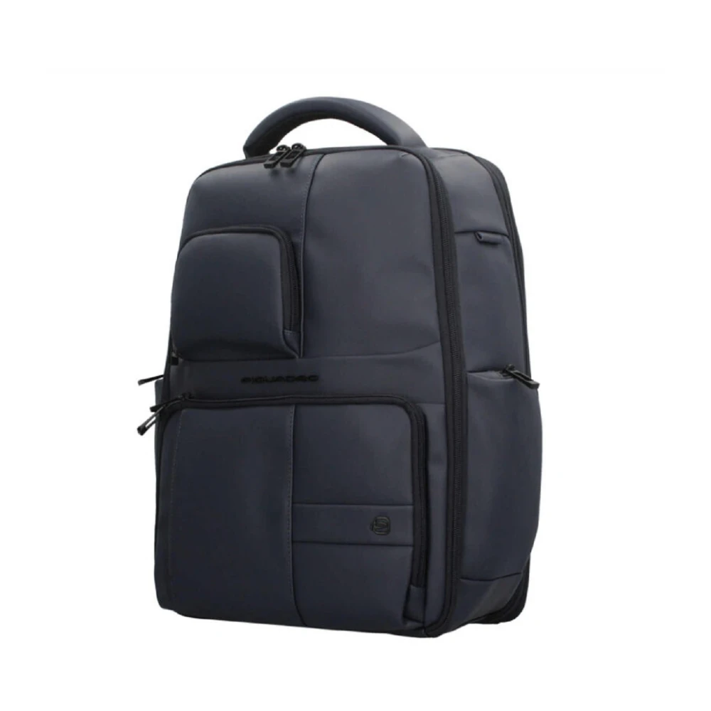Piquadro Blauwe Bucket Bag & Rugzak Blue Heren