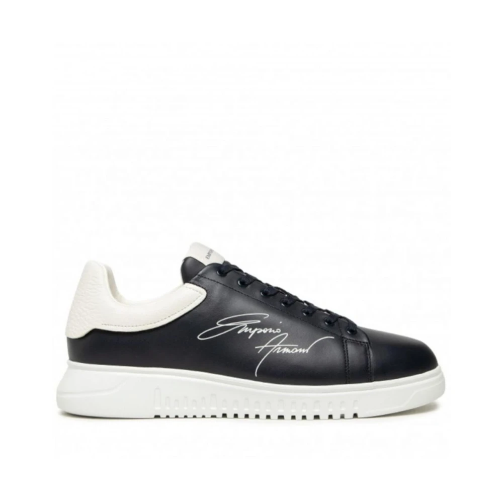 Emporio Armani Uomo Blu Scarpe, 45 Eu, New,