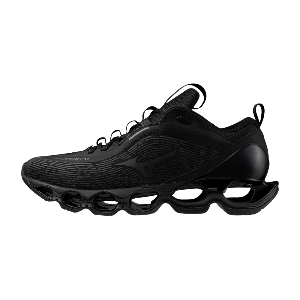 Mizuno Men's Black Running Shoes, 10 Uk, Wave Prophecy 13.2