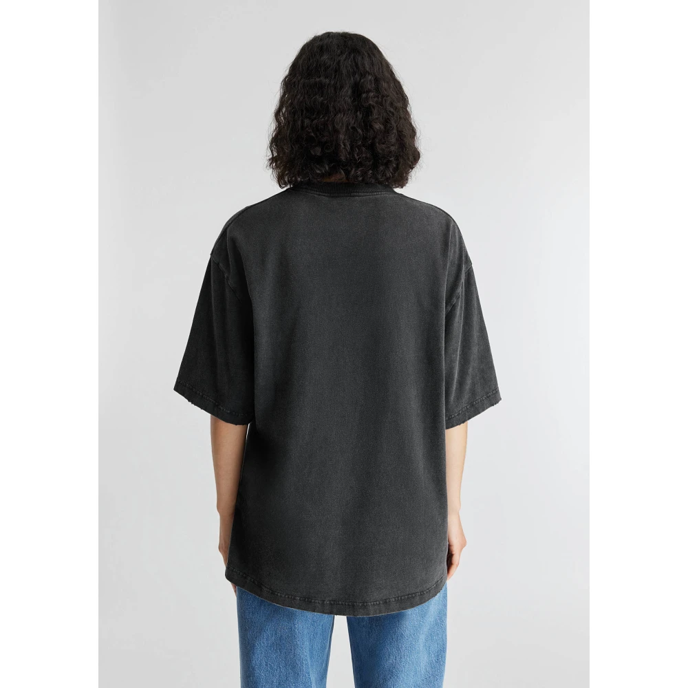 Axel Arigato Cosmo Gewassen T-shirt Black Dames