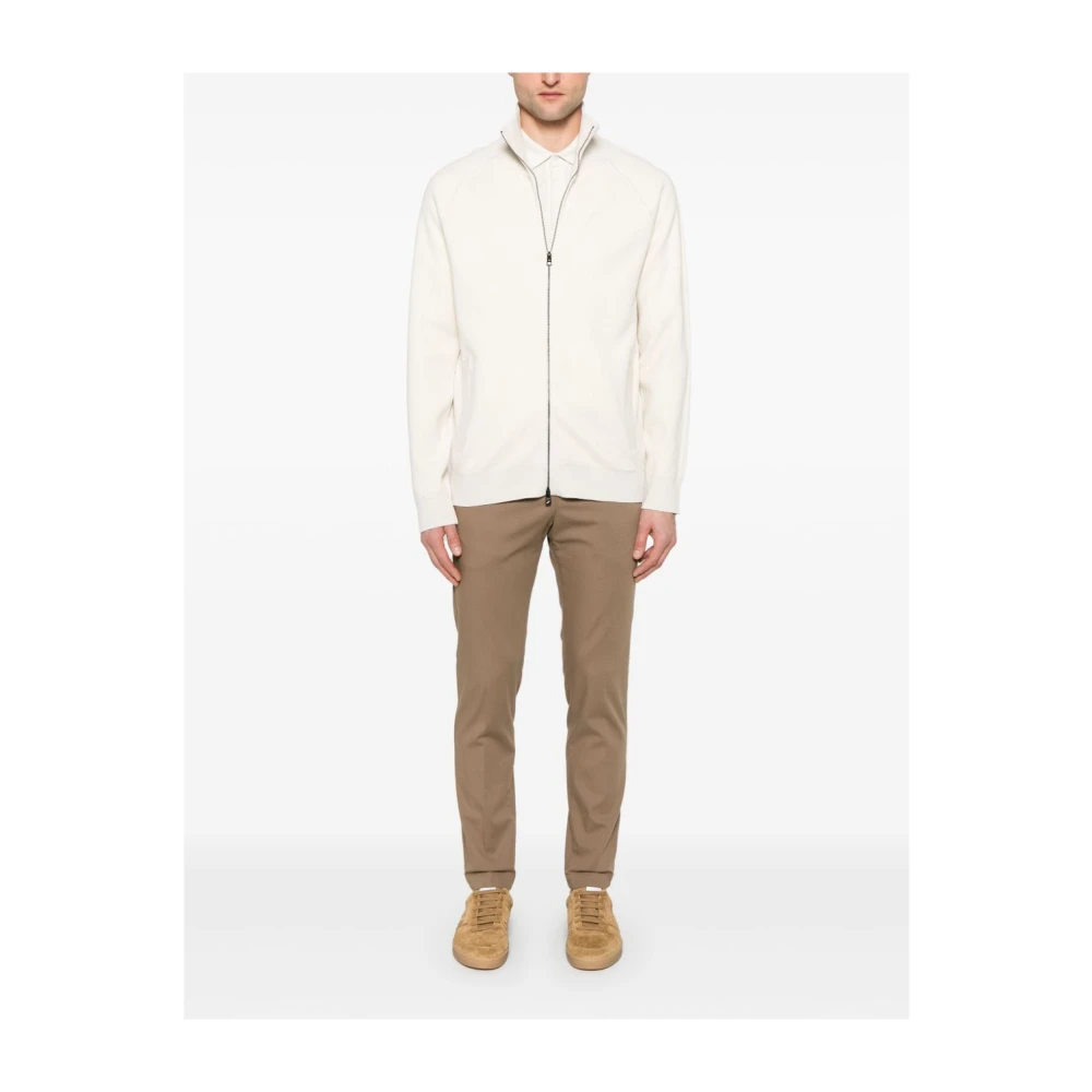 Hugo Boss Stijlvolle Sweaters Collectie White Heren