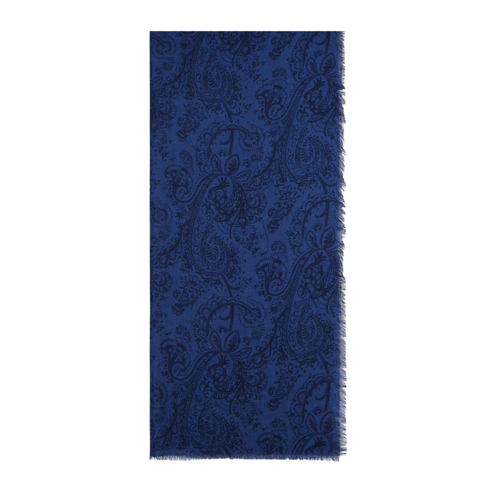 ETRO Scarves Blue Heren