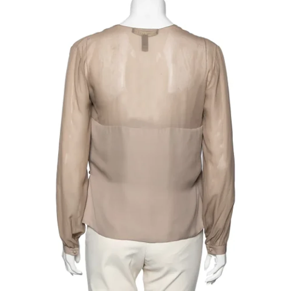 Ralph Lauren Pre-owned Silk tops Gray Dames