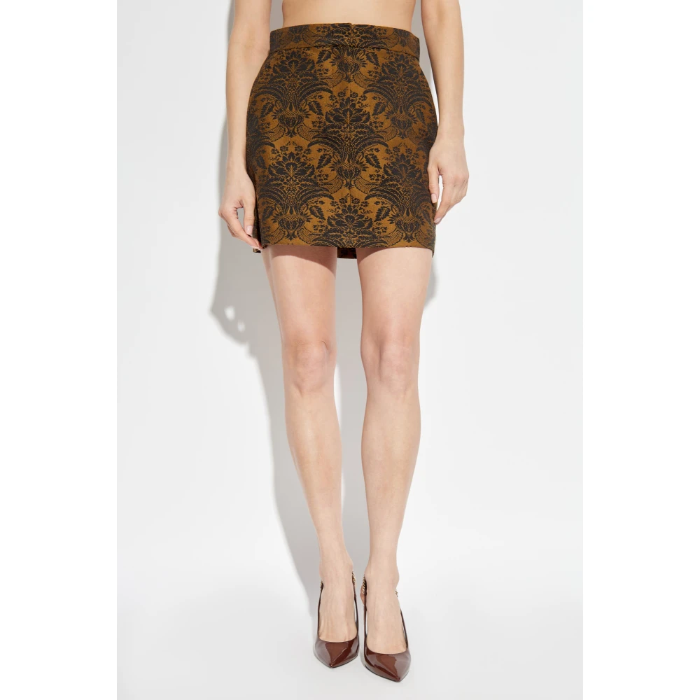 Max Mara Wollen rok Brown Dames
