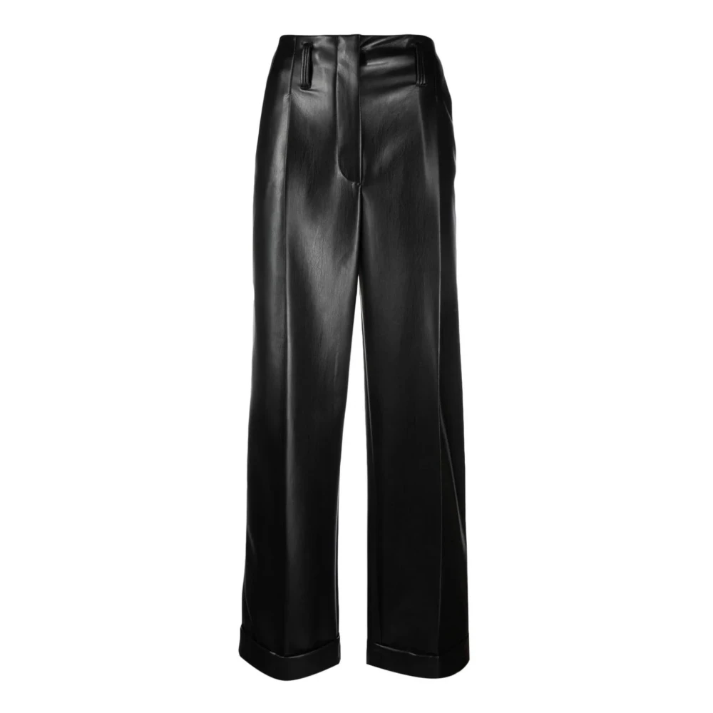 Philosophy di Lorenzo Serafini Zwarte Imitatieleren Broek Black Dames