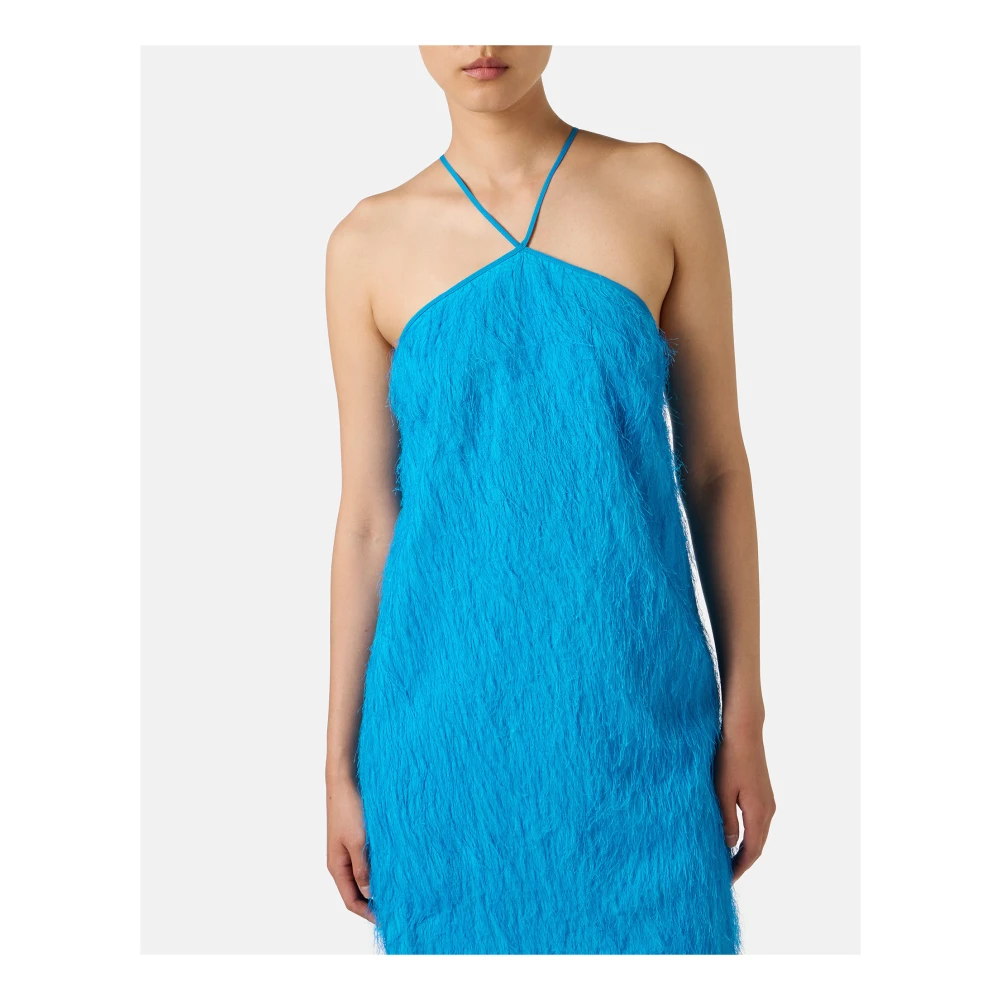 Iceberg Kobaltblauwe jurk regular fit Blue Dames