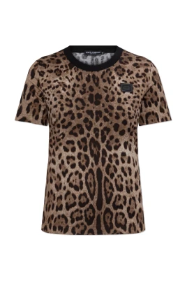 T-shirt med djurtryck