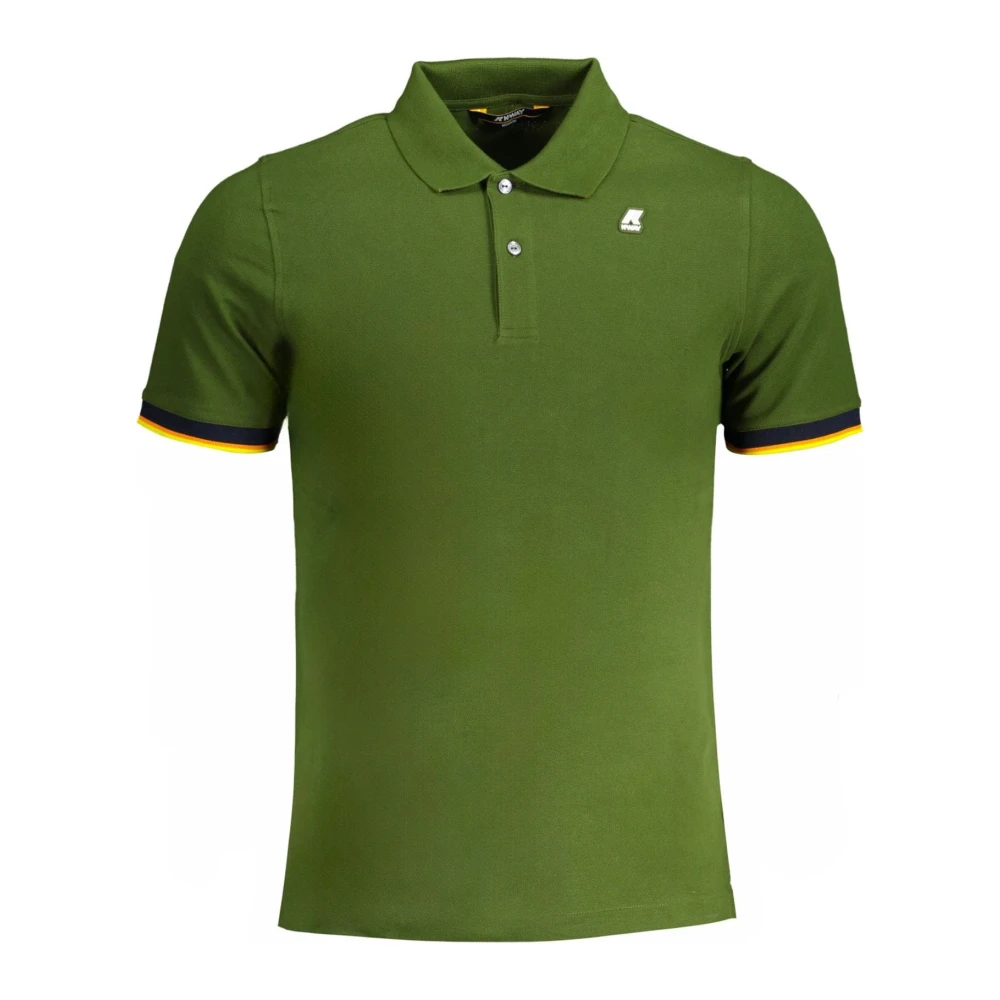 K-way Polo Shirt Korte Mouwen Groen Green Heren