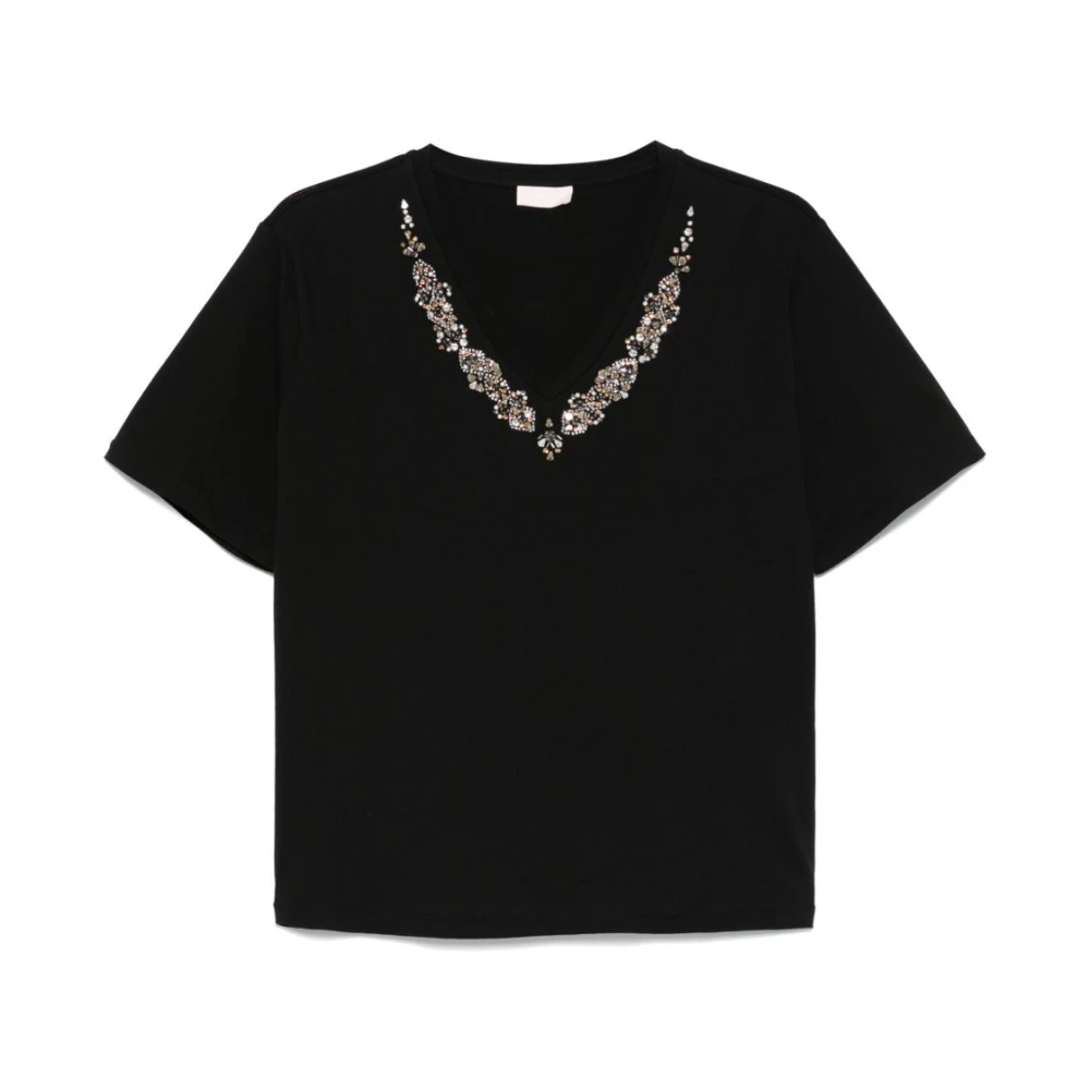 Liu Jo - Tops > T-Shirts - Black - Liu Jo - Modalova