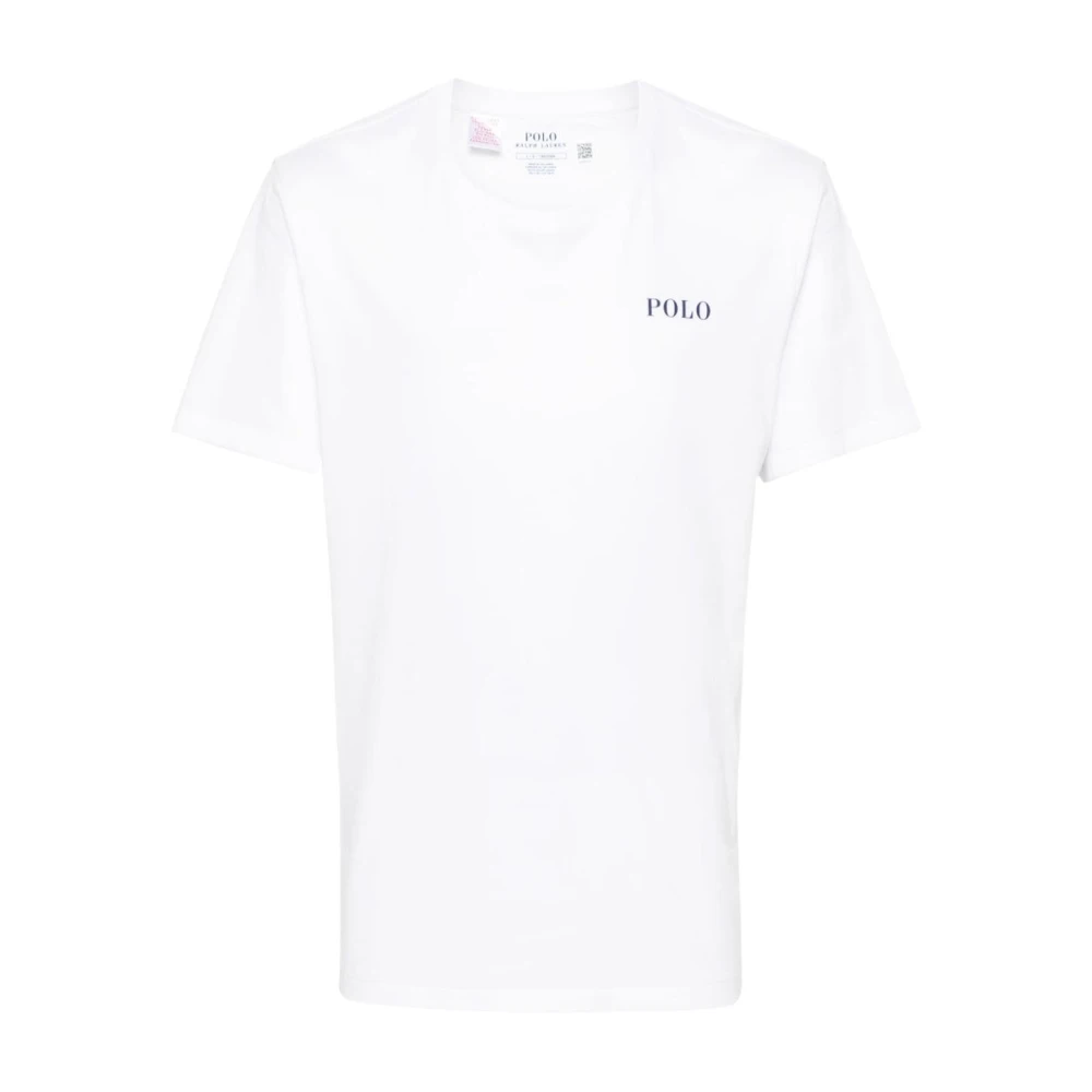 Polo Ralph Lauren Underwear T-shirt met labelprint model 'LIQUID COTTON'