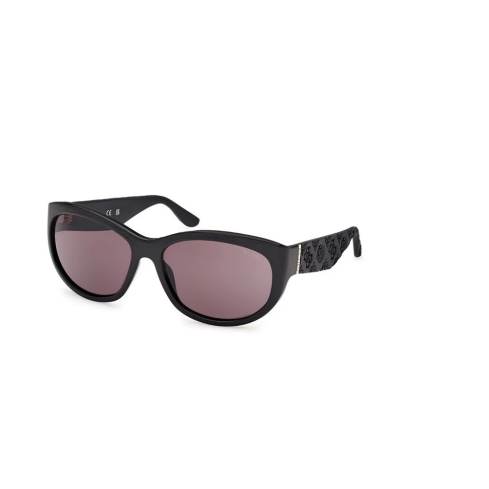 Guess Black Sunglasses, Female, 60 Mm, Oval Sunglasses