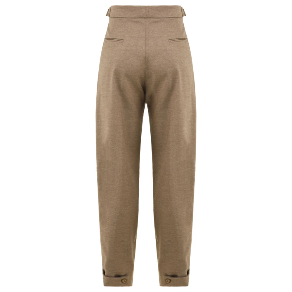 Drumohr Bruine Broek voor Vrouwen Lp619Lpc 545 Brown Dames