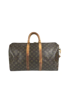 Pre-owned Monogram Canvas Boston Bag