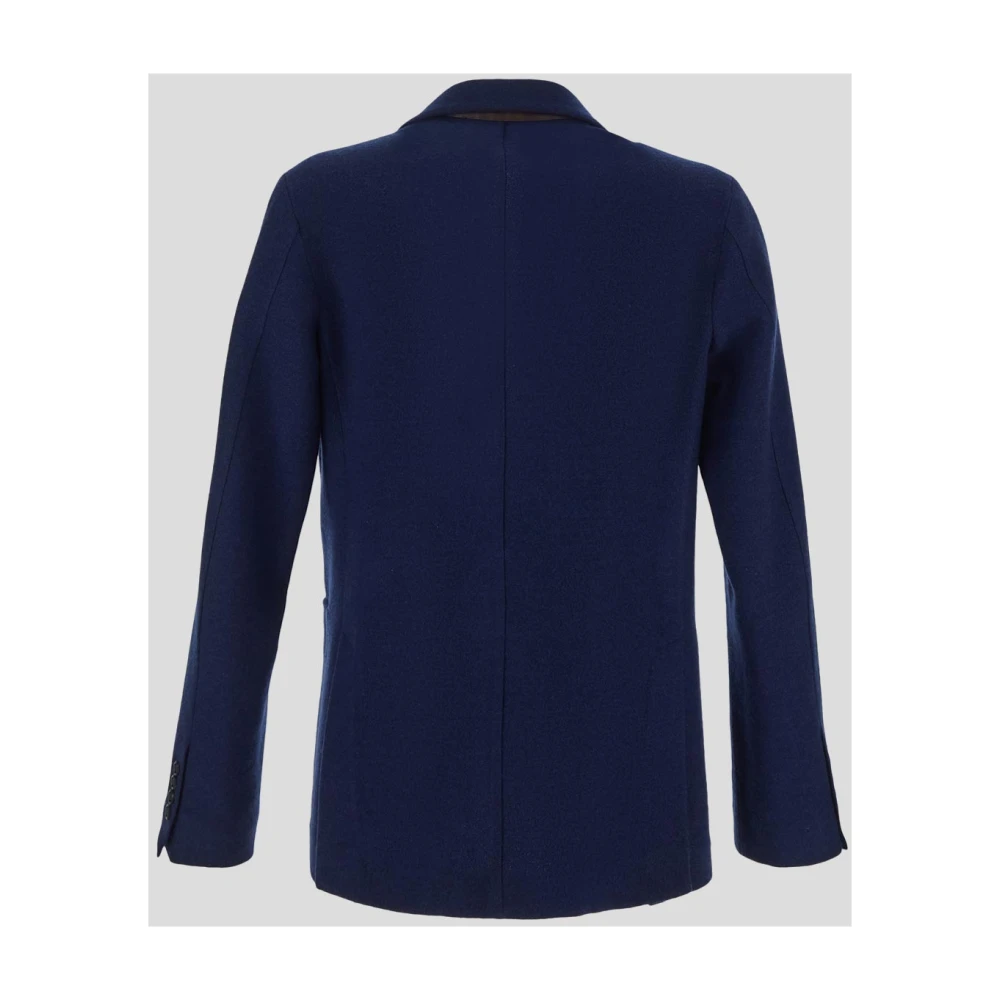TOD'S Wollen en Kasjmier Klassieke Blazer Blue Heren