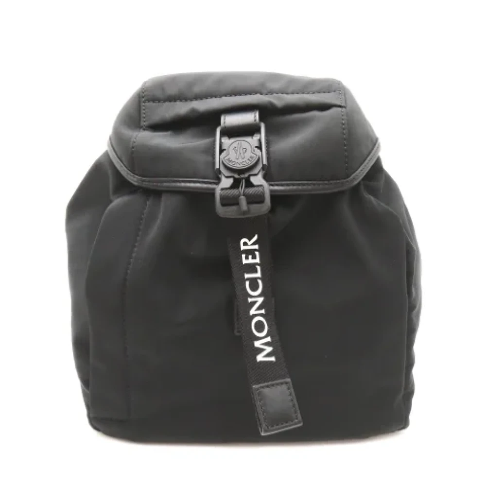 Moncler Pre-owned Fabric backpacks Black Dames