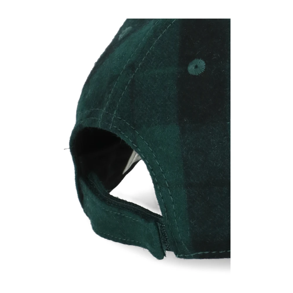 Saint Barth Groene Baseballpet met Corduroy Klep Green Heren