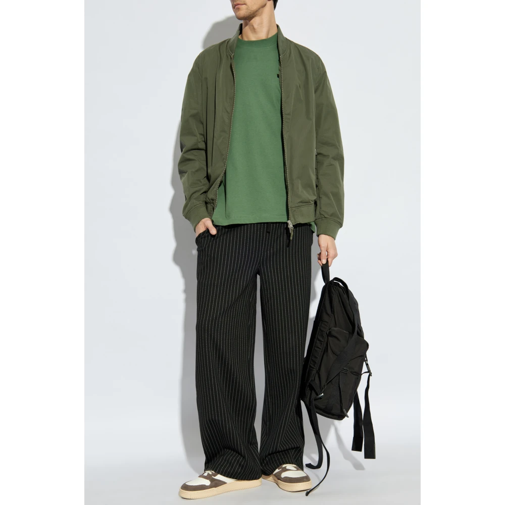 AllSaints Redact Oversized T-shirt Green Heren
