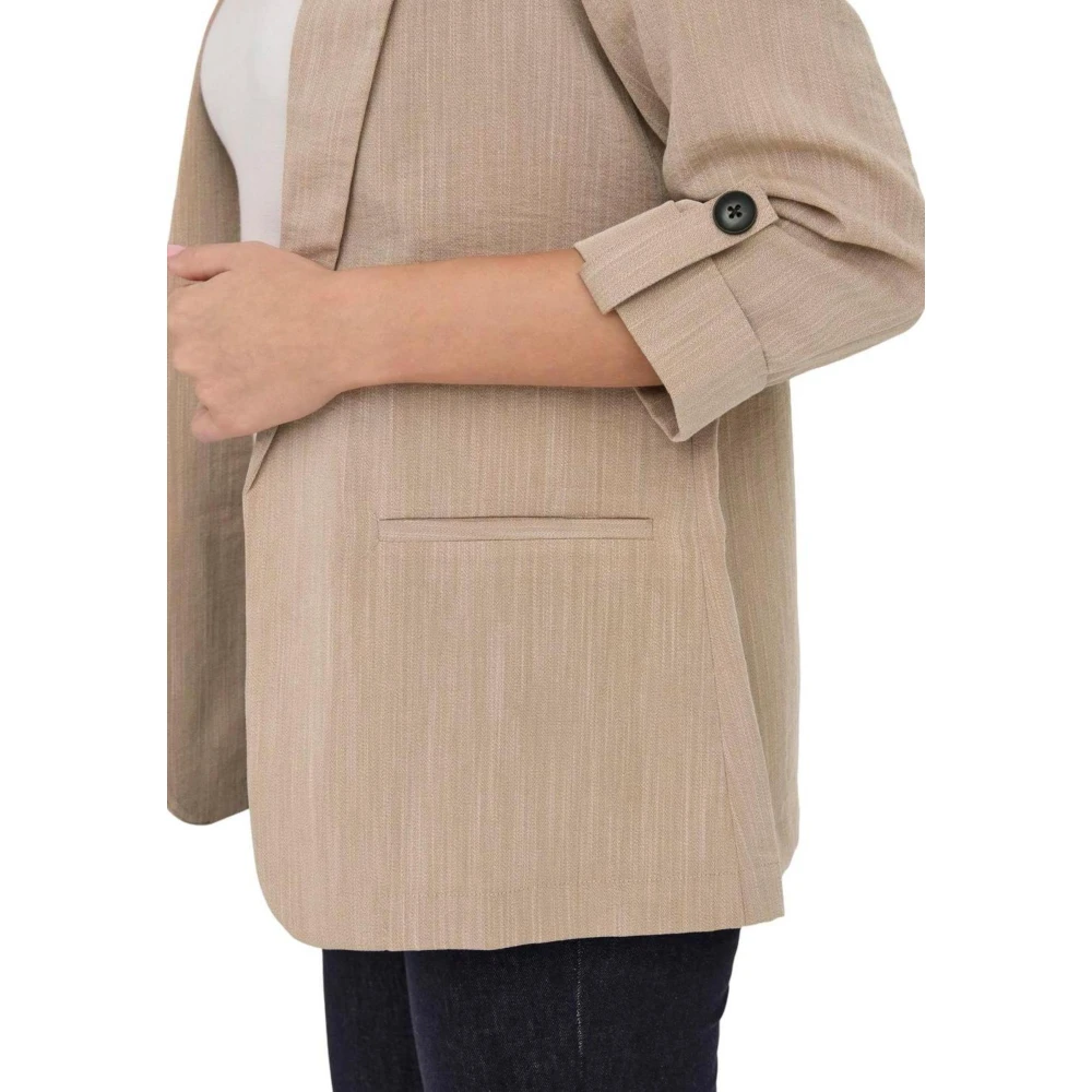 Only Lente Zomer Damesjas Beige Dames