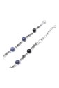 menand-39-s-silver-cross-chain-with-matte-onyx-and-blue-dumortierite