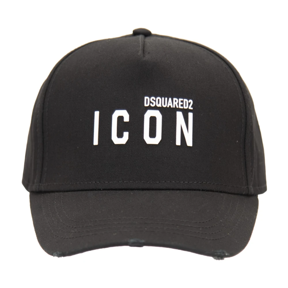 Dsquared2 Unisex Black Baseball Cap - Hats & Caps - One Size - Accessories