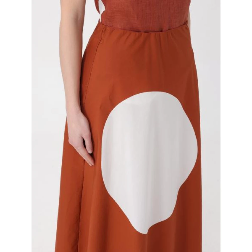 Liviana Conti Midi Skirts Orange Dames