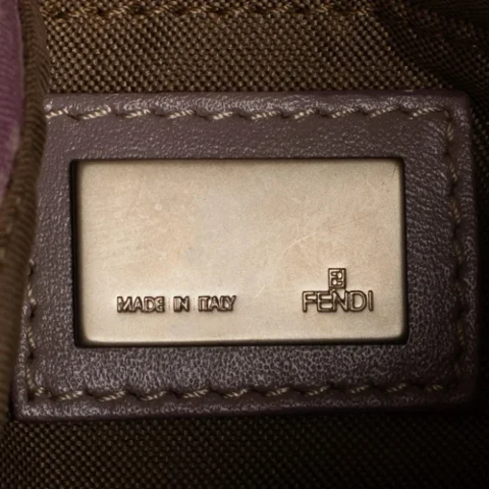 Fendi Vintage Pre-owned Canvas fendi-bags Purple Dames