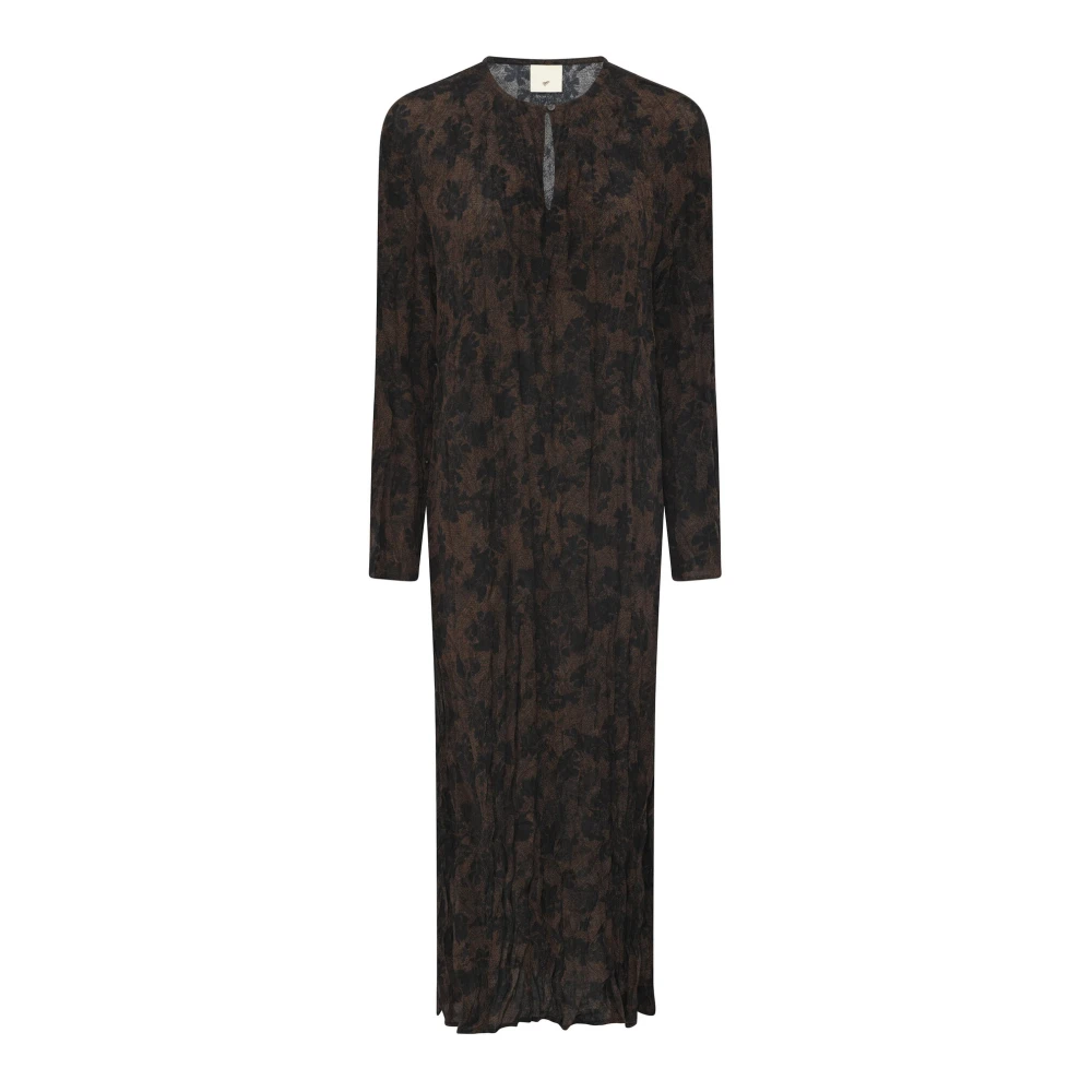 Heartmade Hisana Jurk met Twist Techniek Brown Dames