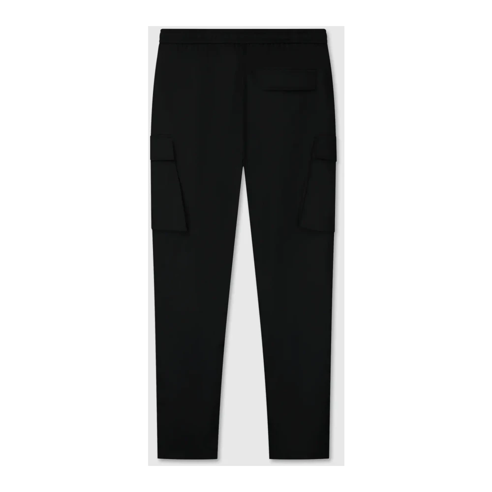 Pure Path Stretch Cargo Broek in Zwart Black Heren