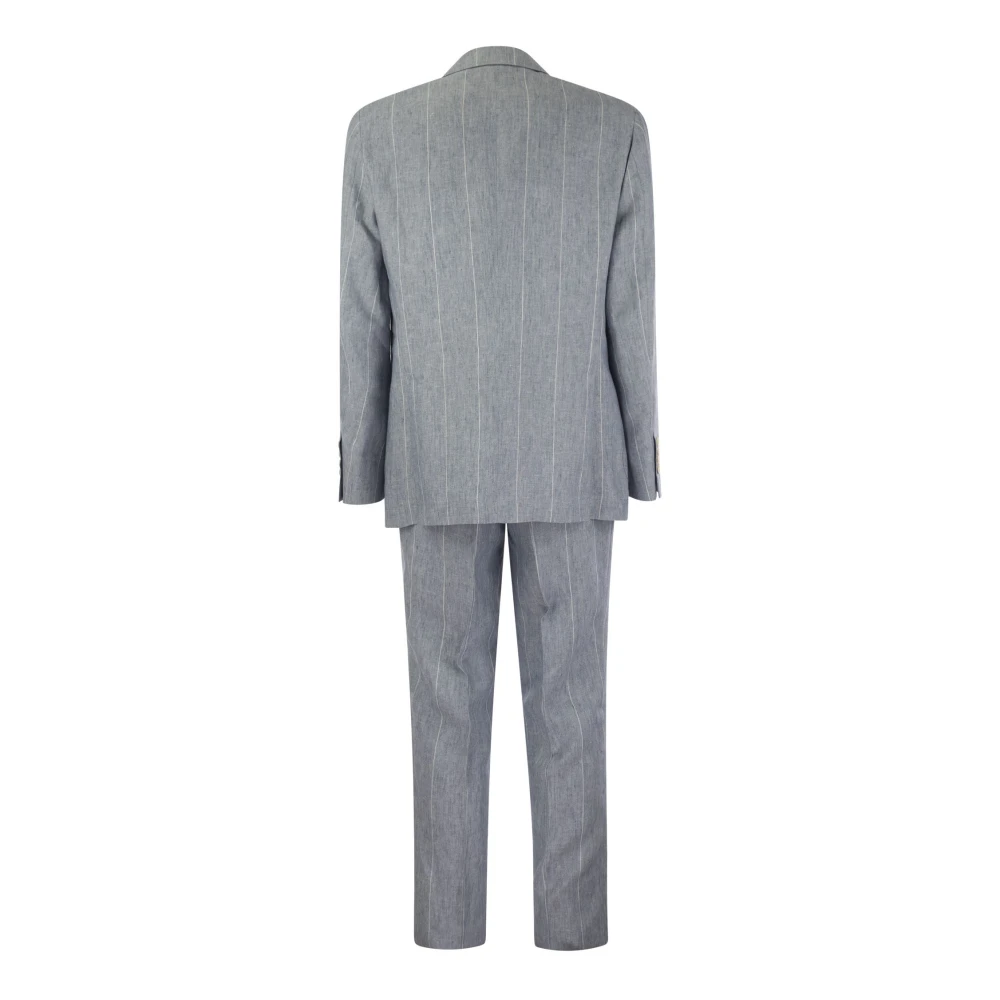 BRUNELLO CUCINELLI Single Breasted Suits Blue Heren