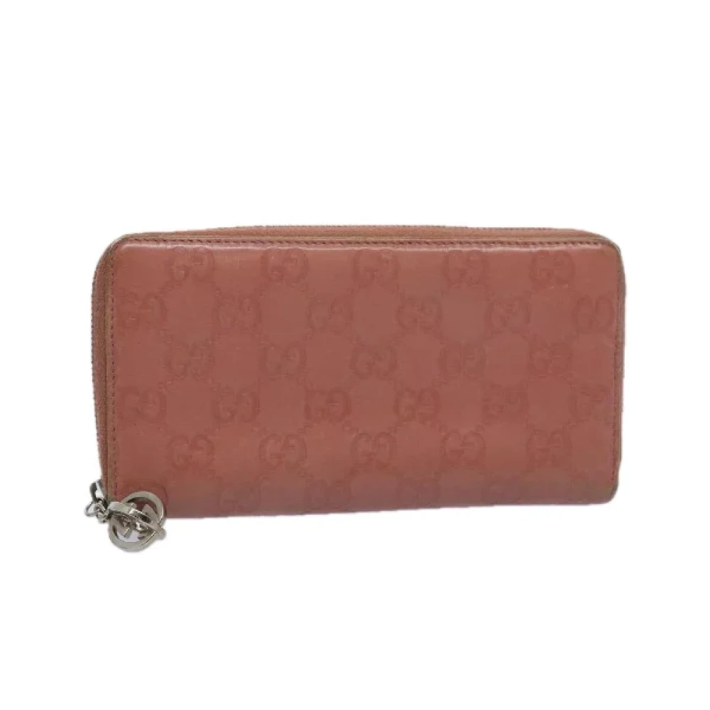 Gucci Vintage Pre-owned Canvas wallets Pink Dames