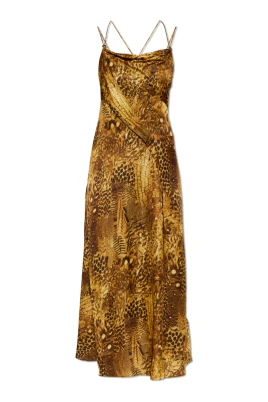 Claire Leopard Print Maxi Klänning
