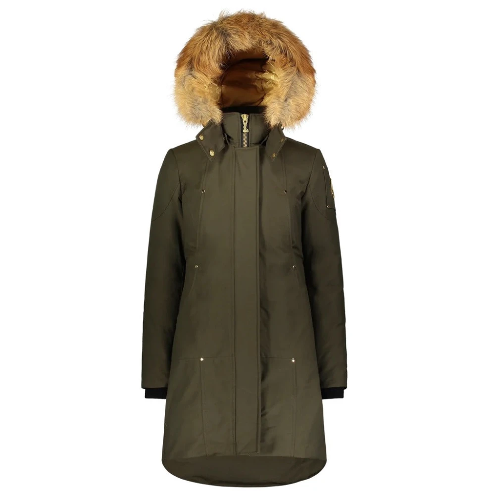 Moose Knuckles Gouden Stirling Parka met Vos Bont Green Dames