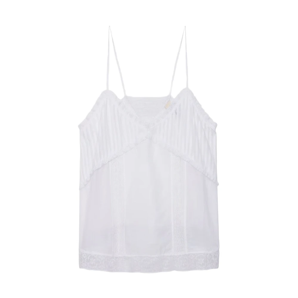 Zadig & Voltaire Tomboy Stil Skjorta White, Dam