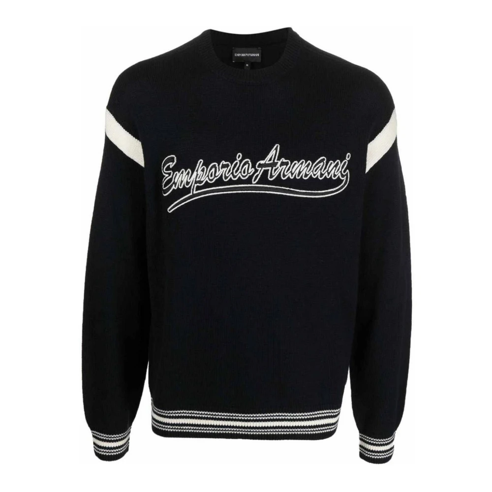 Emporio Armani Uomo Blu Maglione A Maglia 6R1mxa1mfuz0920