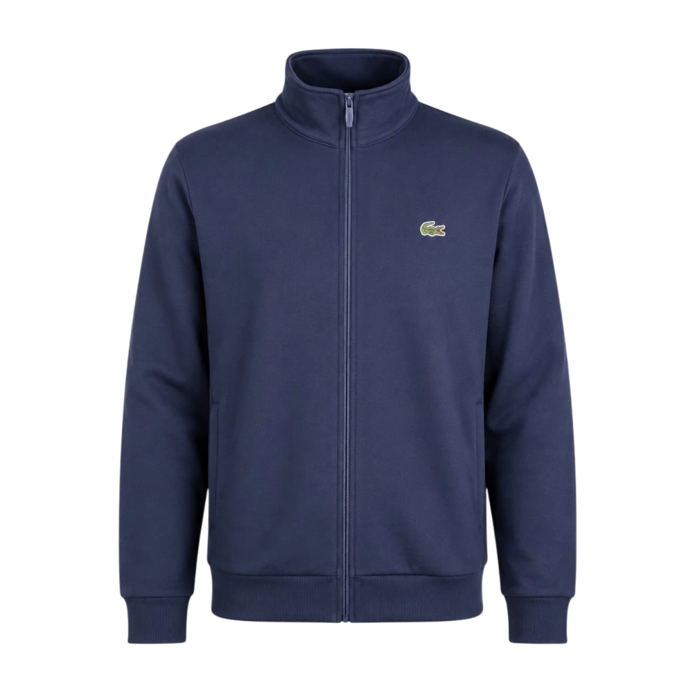 Lacoste Blue Full Zip Jumper - Male - Zip-Throughs - S - Sweatshirts & Hoodies