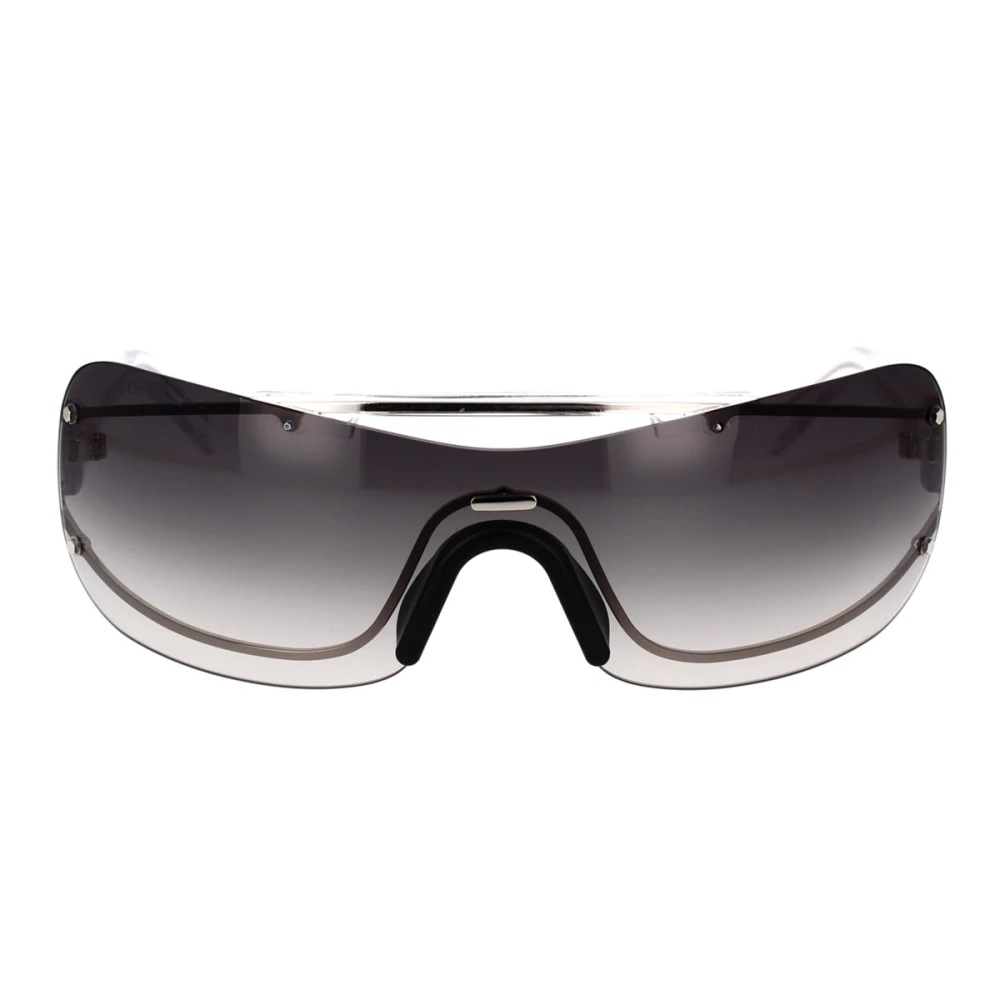 Off White Big Wharf Zonnebril met Unieke Stijl Gray Unisex