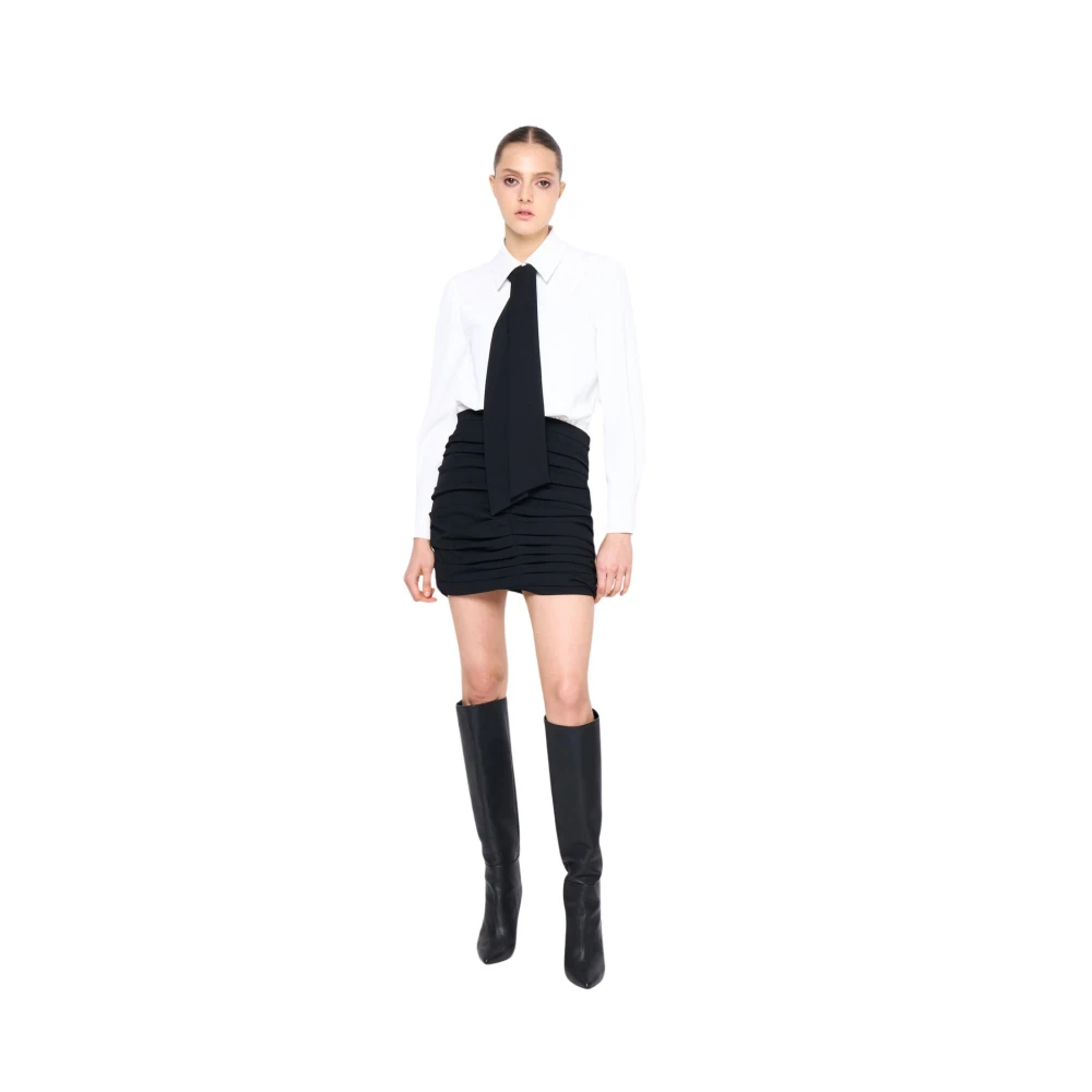Silvian Heach Klassieke overhemd en strakke rok set White Dames