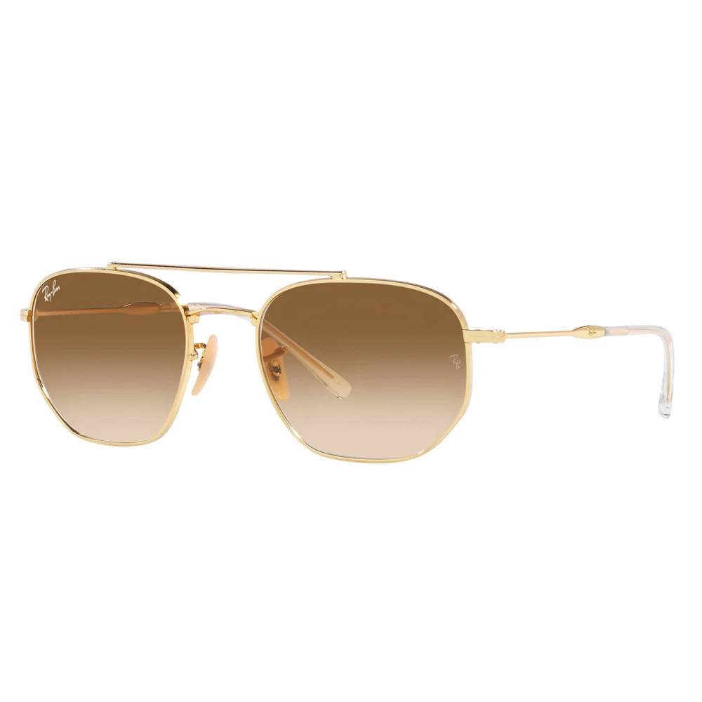 Ray-Ban Unisex Yellow Sunglasses,, Irregular Shape Brown Sunglasses Medium