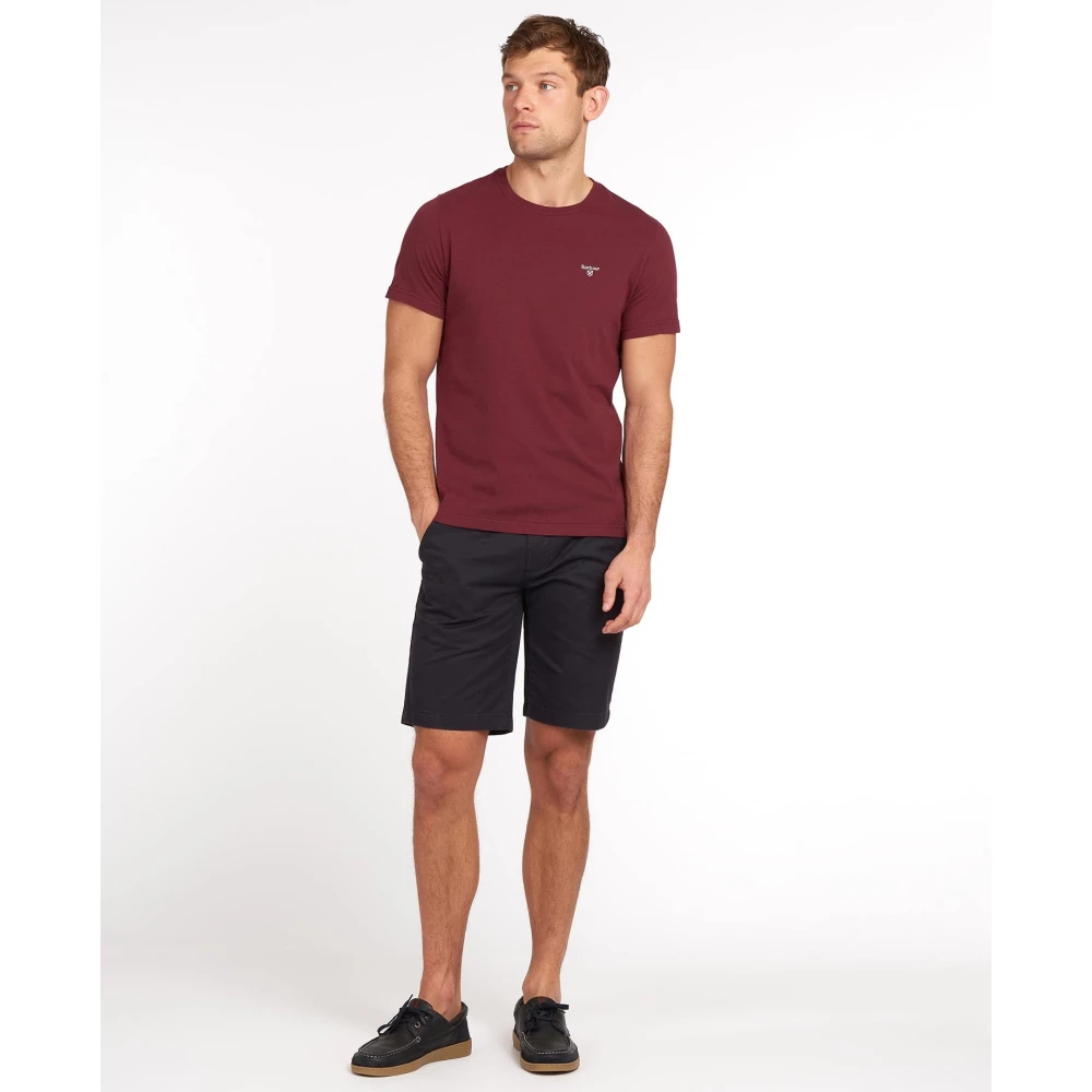 Barbour Sports T-Shirt Red Heren