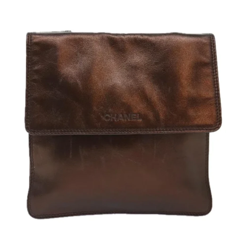 Chanel Vintage Pre-owned Leather chanel-bags Brown Dames