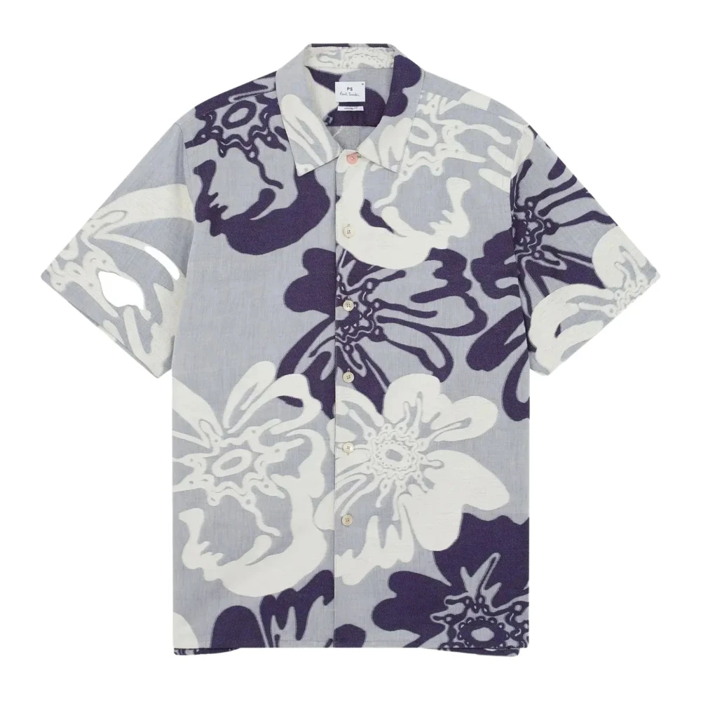 Paul Smith Mannelijk Multicolor Overhemden Heren, Veelkleurig, S, Katoen, Shirt Met Print