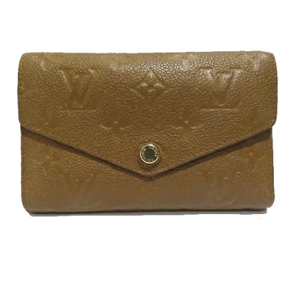 Louis Vuitton Vintage Pre-owned Leather wallets Brown Dames