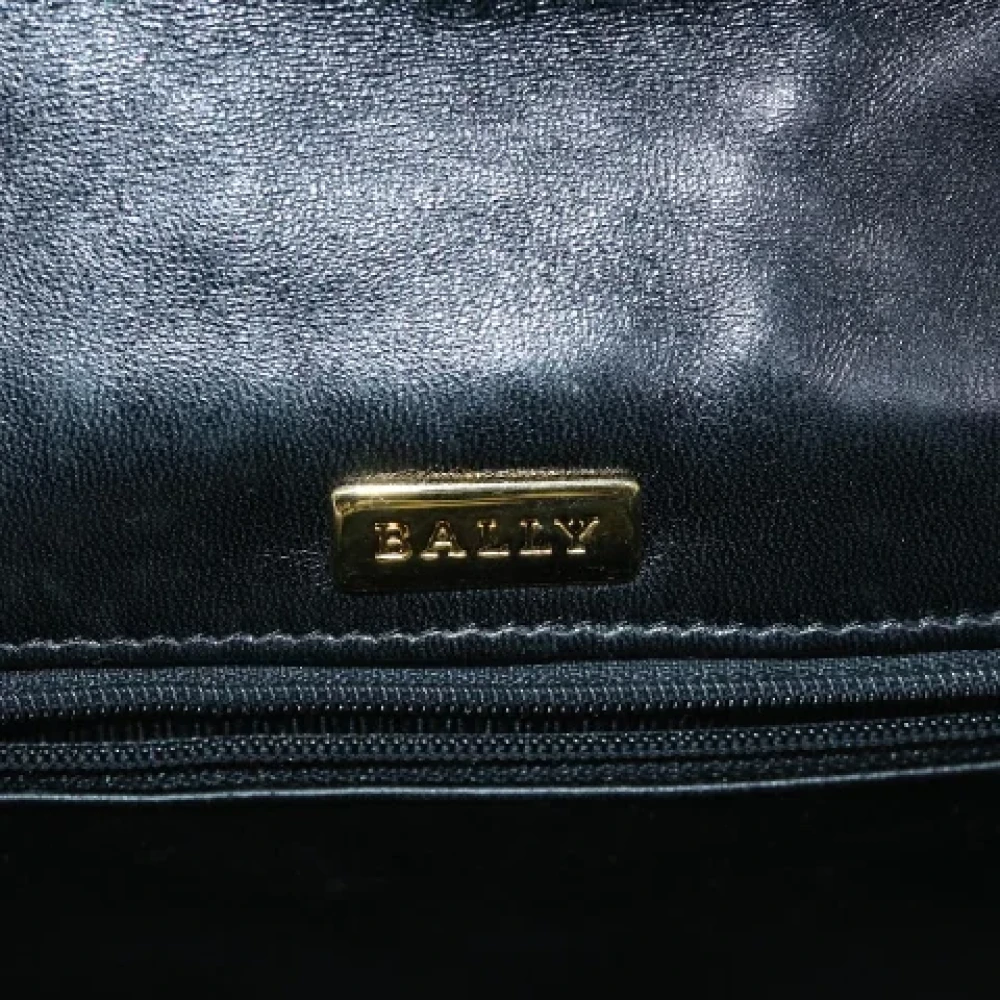 Bally Pre-owned Leather shoulder-bags Black Dames