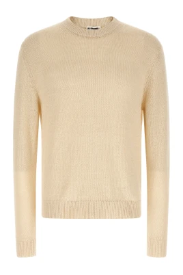 Silk Blend Crew-Neck Sweater