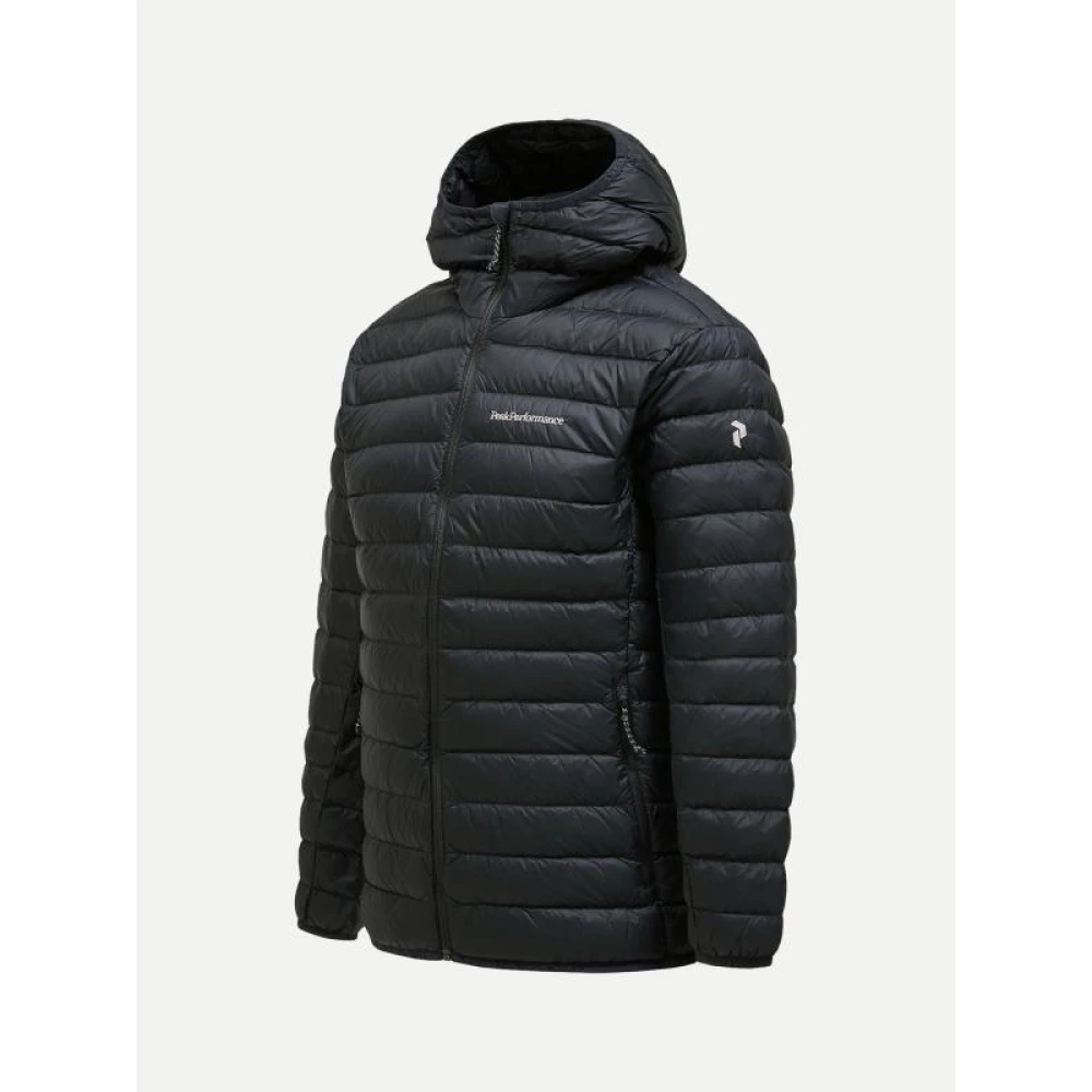 Peak Performance Donsvoering capuchonjas Black Heren